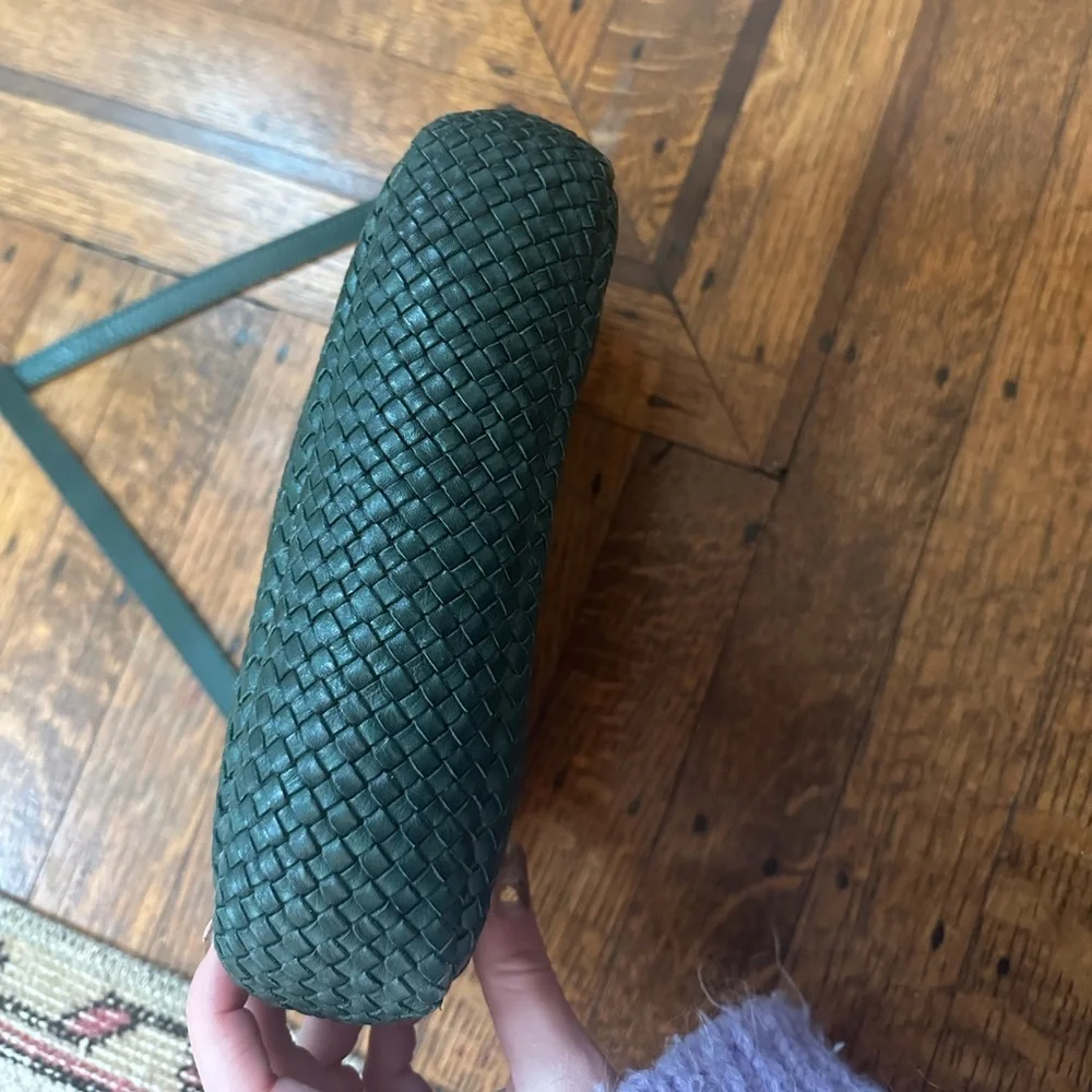 Clare V midi sac woven forest green - Picture 5 of 7